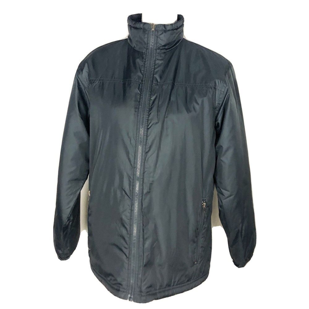 Women's LL Bean Outdoor Jacket Warm Winter Puffer Size Reg S Blue